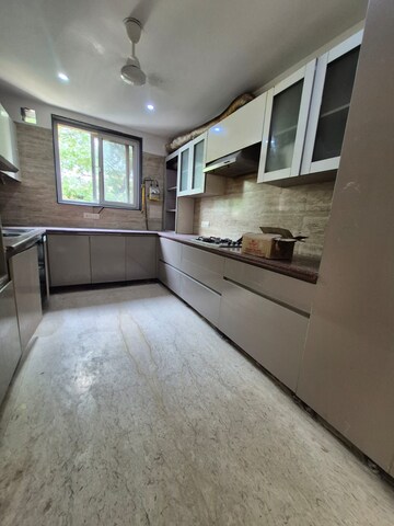 Kitchen in 4 BHK Builder Floor at DLF Queens Court, Greater Kailash ii – for Rent