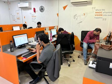 Team Area in  Office Space at Vibhuti Khand – for Rent