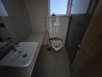 Bathroom in 3 BHK Apartment at Soham Crystal Spires, Ghodbunder Road – for Rent