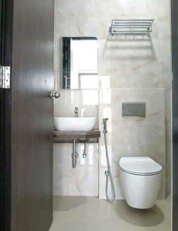 Bathroom in 2 BHK Apartment at Raymond Ten X Vibes, J K Gram – for Rent