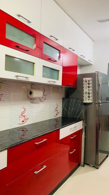 Kitchen in 2 BHK Apartment at Nahar Amaryllis Towers and Plaza, Chandivali – for Rent
