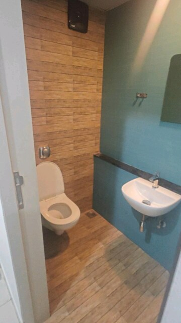 Bathroom in 1 BHK Apartment at Lodha Crown Quality Homes, Majiwada – for Rent
