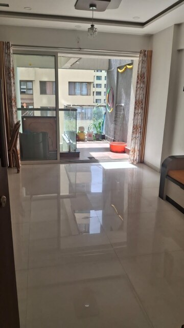 Bathroom in 2 BHK Apartment at Shivam 19 Grand West, Thergaon – for Rent