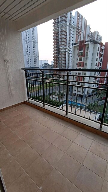 Balcony in 3 BHK Apartment at Prestige Tranquil, Kokapet – for Rent