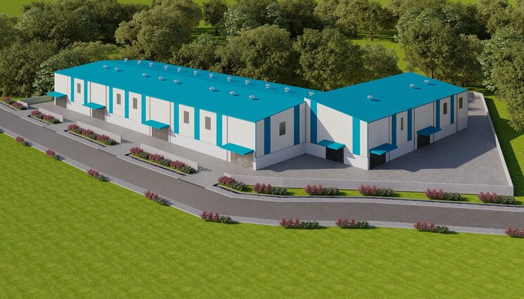 Exterior View, matiyari Commercial Warehouse 14000 Sq.Yd. In Matiyari Lucknow 9096983