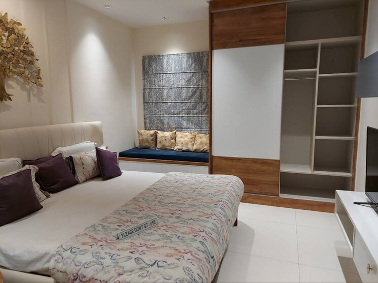 Bedroom, my-home-vihanga 3 Bedroom 1850 Sq.Ft. Apartment In Gachibowli Hyderabad 9097021