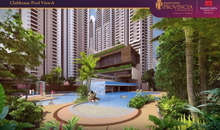 Exterior View, rajapushpa-provincia 2 Bedroom 1365 Sq.Ft. Apartment In Narsingi Hyderabad 9097026