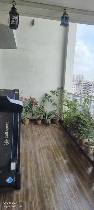 Balcony in 4 BHK Apartment at Kasturi Epitome, Wakad – for Rent