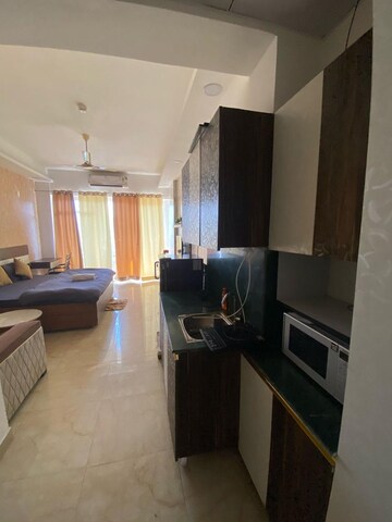 Kitchen in Studio Apartment at Gaur City Center, Sector 4 Greater Noida – for Rent