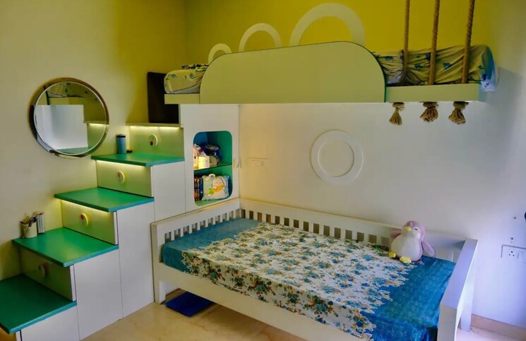 Bedroom, lodha-sterling 3 Bedroom 1500 Sq.Ft. Apartment In Kolshet Road Thane 9097093