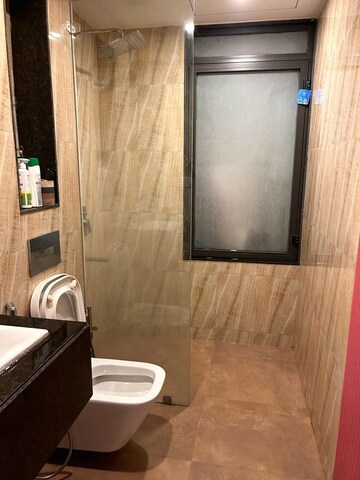 Bathroom in 3 BHK Apartment at Lodha Sterling, Kolshet Road – for Rent