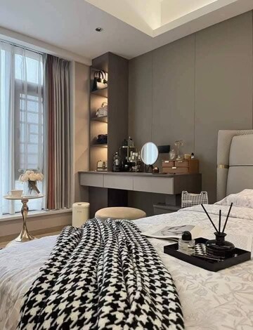 Bedroom in 4 BHK Apartment at Bhimjyani Verraton, Manpada – for Rent