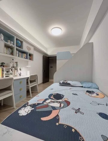 Bedroom in 4 BHK Apartment at Bhimjyani Verraton, Manpada – for Rent
