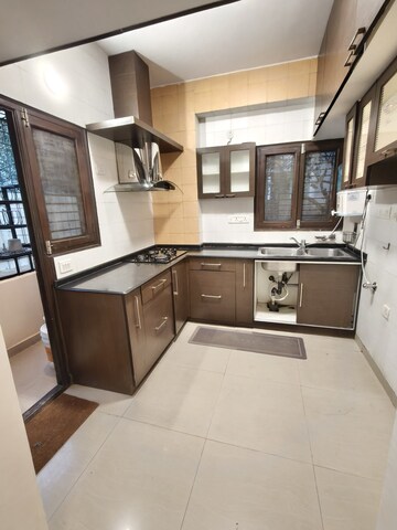 Kitchen in 2 BHK Apartment at Amarjyothi HBCS, Domlur – for Rent