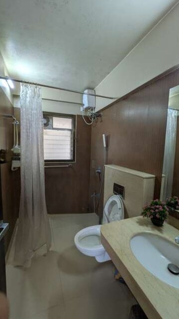 Bathroom in 2.5 BHK Apartment at Kalpataru Hills, Manpada – for Rent