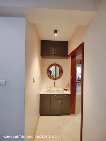 Furnished Amenities in 3 BHK Apartment at Rajapushpa Atria, Gachibowli – for Rent