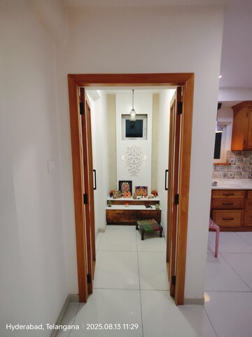 Building Lobby in 3 BHK Apartment at Rajapushpa Atria, Gachibowli – for Rent