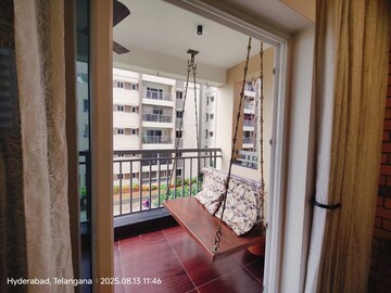 Living Room in 3 BHK Apartment at Rajapushpa Atria, Gachibowli – for Rent