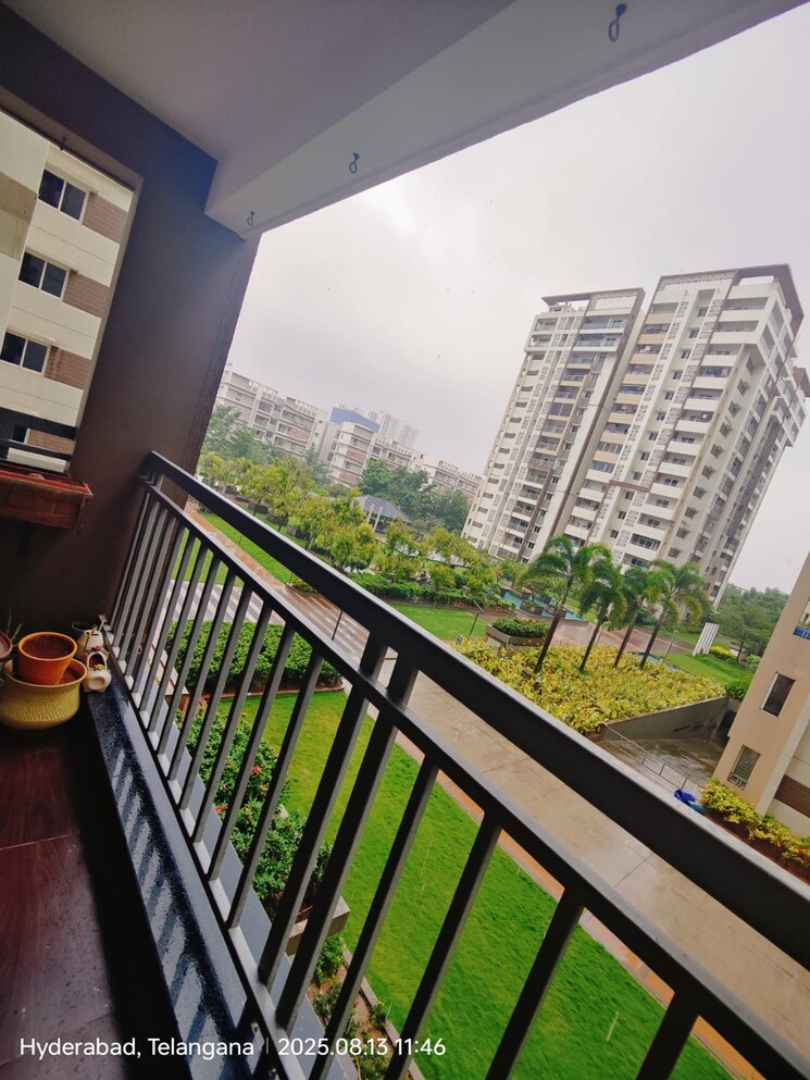 Balcony, rajapushpa-atria 3 Bedroom 2490 Sq.Ft. Apartment In Gachibowli Hyderabad 9097205