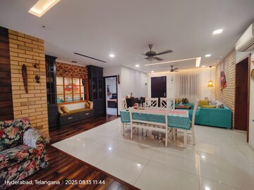 Bedroom in 3 BHK Apartment at Rajapushpa Atria, Gachibowli – for Rent