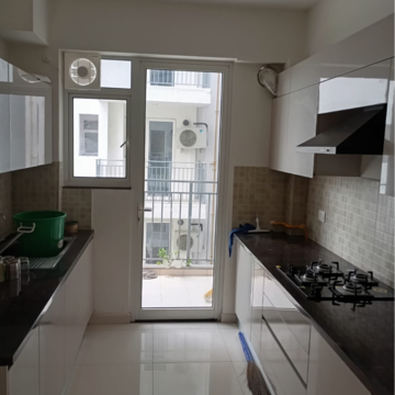 Kitchen in 3 BHK Apartment at Godrej Woods, Sector 43 – for Rent