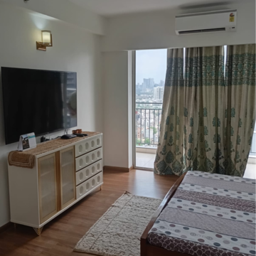 Bedroom in 3 BHK Apartment at Godrej Woods, Sector 43 – for Rent