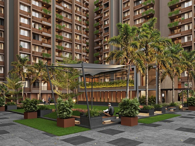 Exterior View, shilp-serene 3 Bedroom 1750 Sq.Ft. Apartment In Shilaj Ahmedabad 8992305