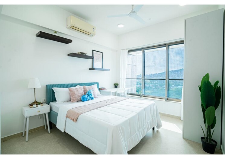 Bedroom, kanakia-silicon-valley 3 Bedroom 1300 Sq.Ft. Apartment In Powai Mumbai 8983660