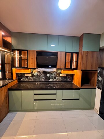 Kitchen in 3 BHK Builder Floor at Btm Layout – for Rent