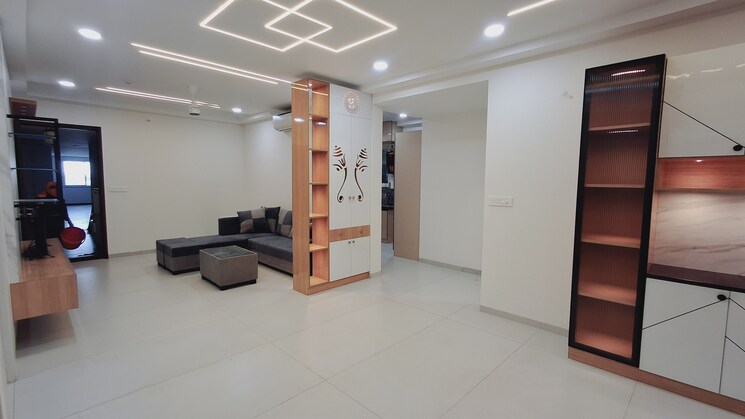 Living Room, jayabheri-the-nirvana 3 Bedroom 1920 Sq.Ft. Apartment In Gopanpally Hyderabad 9097483