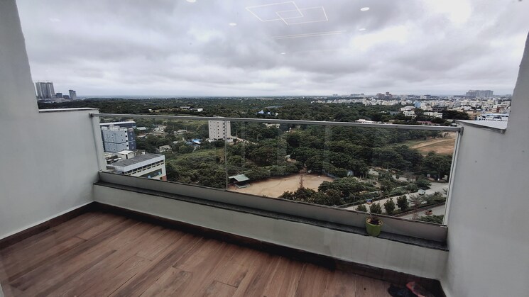 Balcony, jayabheri-the-nirvana 3 Bedroom 1920 Sq.Ft. Apartment In Gopanpally Hyderabad 9097483