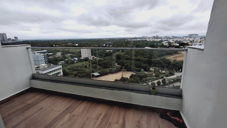 Balcony, jayabheri-the-nirvana 3 Bedroom 1920 Sq.Ft. Apartment In Gopanpally Hyderabad 9097483