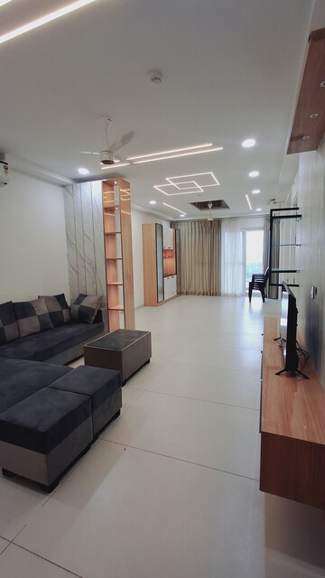 Staircase in 3 BHK Apartment at Jayabheri The Nirvana, Gopanpally – for Rent