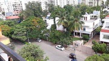 Balcony in 3 BHK Apartment at Mittal Crest, Kalyani Nagar – for Rent