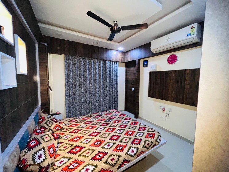 Bedroom, aashray-arise 3 Bedroom 1301 Sq.Ft. Apartment In Shilaj Ahmedabad 9097625