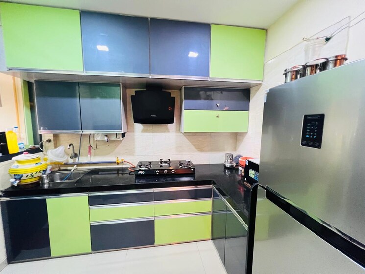 Kitchen, aashray-arise 3 Bedroom 1301 Sq.Ft. Apartment In Shilaj Ahmedabad 9097625