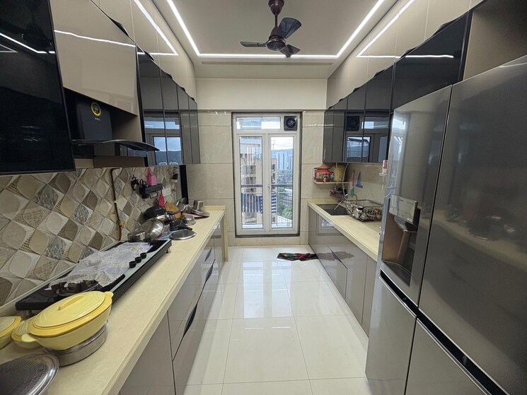 Kitchen, ashar-edge 1 Bedroom 436 Sq.Ft. Apartment In Pokhran Road No Two Thane 9097710