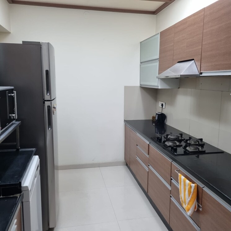 Kitchen, pride-purple-park-turquoise 3 Bedroom 1610 Sq.Ft. Apartment In Park Street Pune 9097795