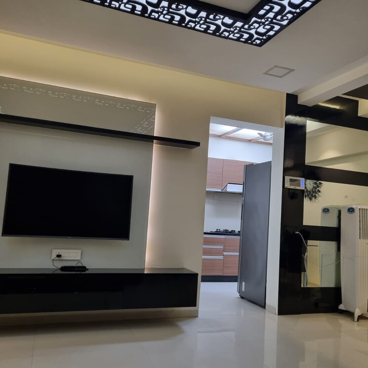 Living Room, pride-purple-park-turquoise 3 Bedroom 1610 Sq.Ft. Apartment In Park Street Pune 9097795