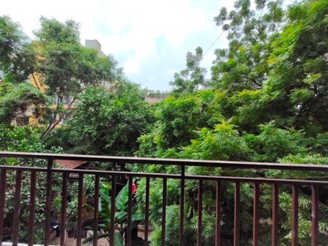 Balcony in 3 BHK Builder Floor at Freedom Fighters Enclave – for Rent