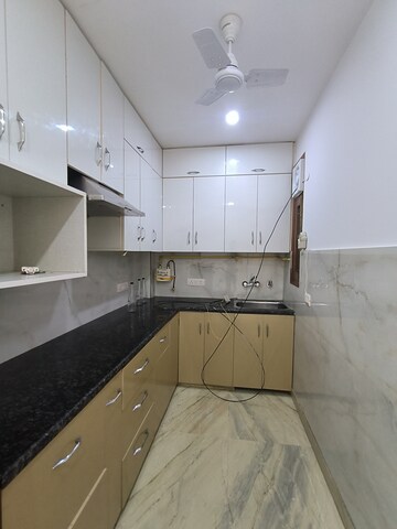 Kitchen in 2 BHK Builder Floor at Malviya Nagar – for Rent