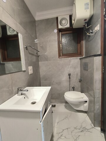 Bathroom in 2 BHK Builder Floor at Malviya Nagar – for Rent
