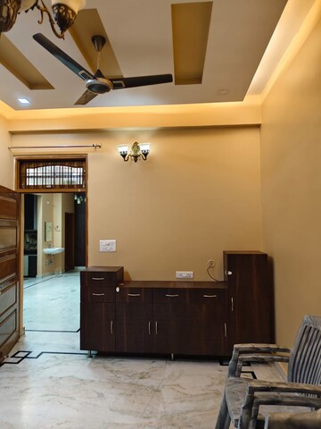 Living Room in 3 BHK Builder Floor at Gomti Nagar – for Rent