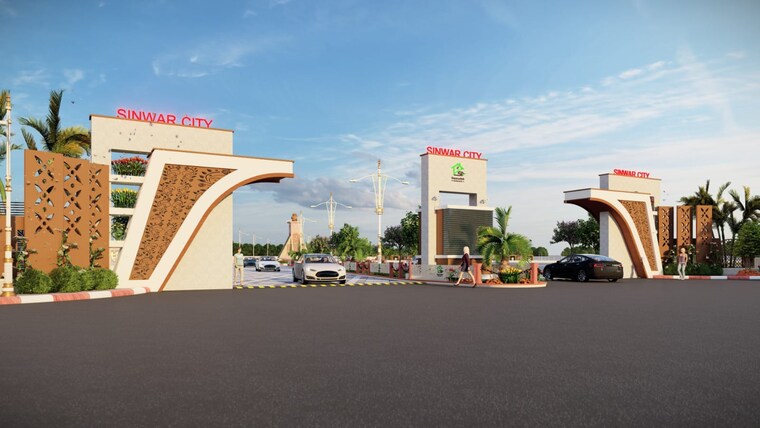 Exterior View, shyamashish-sinwar-city  189 Sq.Yd. Plot In Sirsi Road Jaipur 9097962