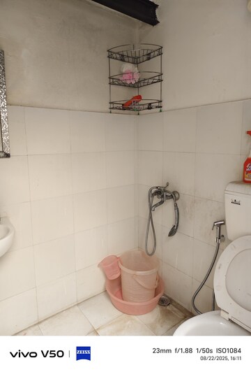Bathroom in 1 BHK Builder Floor at Greater Kailash I – for Rent