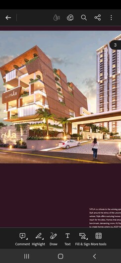 3 BHK + Pooja Room Apartment For Sale in Team 4 Nyla