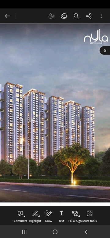 3 BHK Apartment – Exterior View View at Team 4 Nyla, Miyapur - for Sale