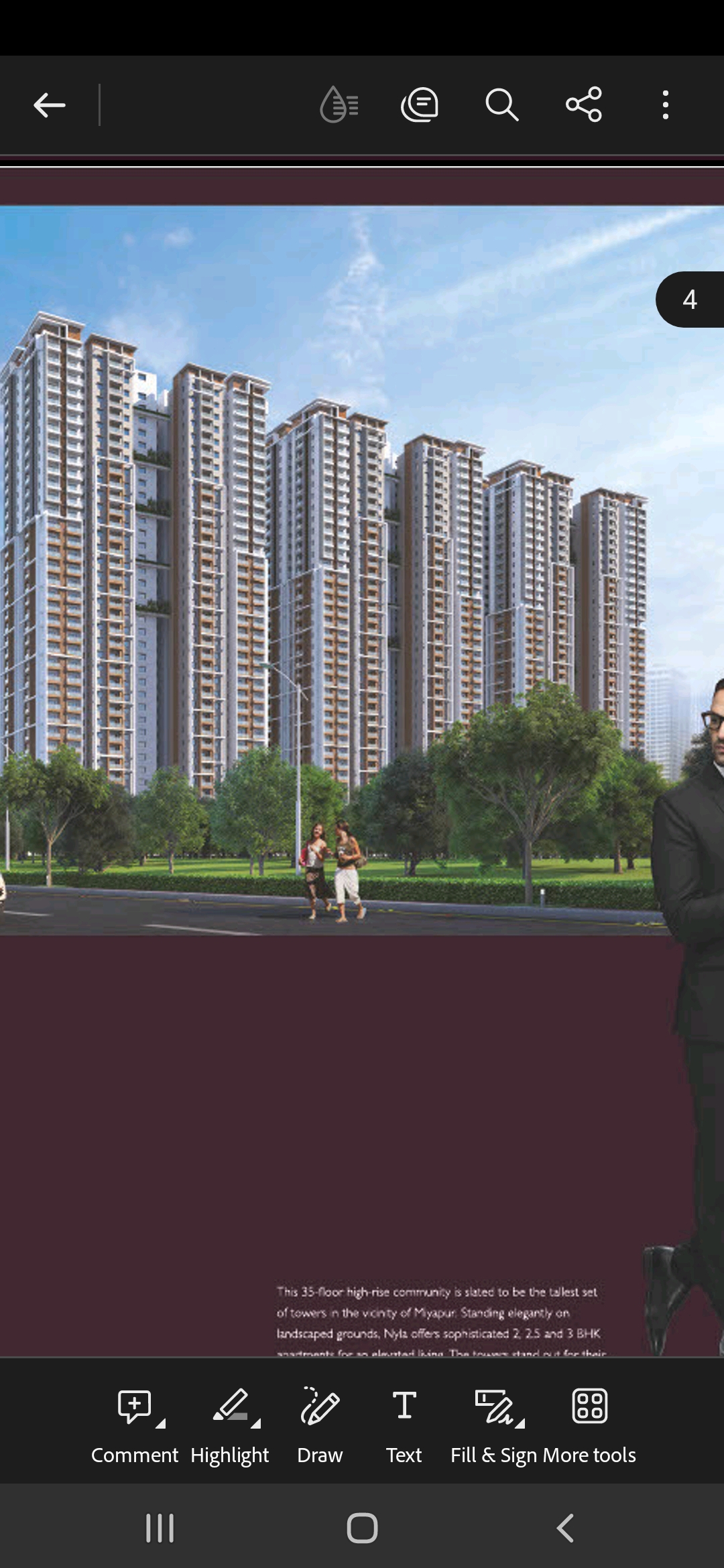 3 BHK + Pooja Room 1880 Sq.Ft. Apartment in Team 4 Nyla