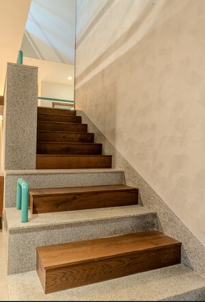 Staircase in 4 BHK Independent House at Vagator – for Sale