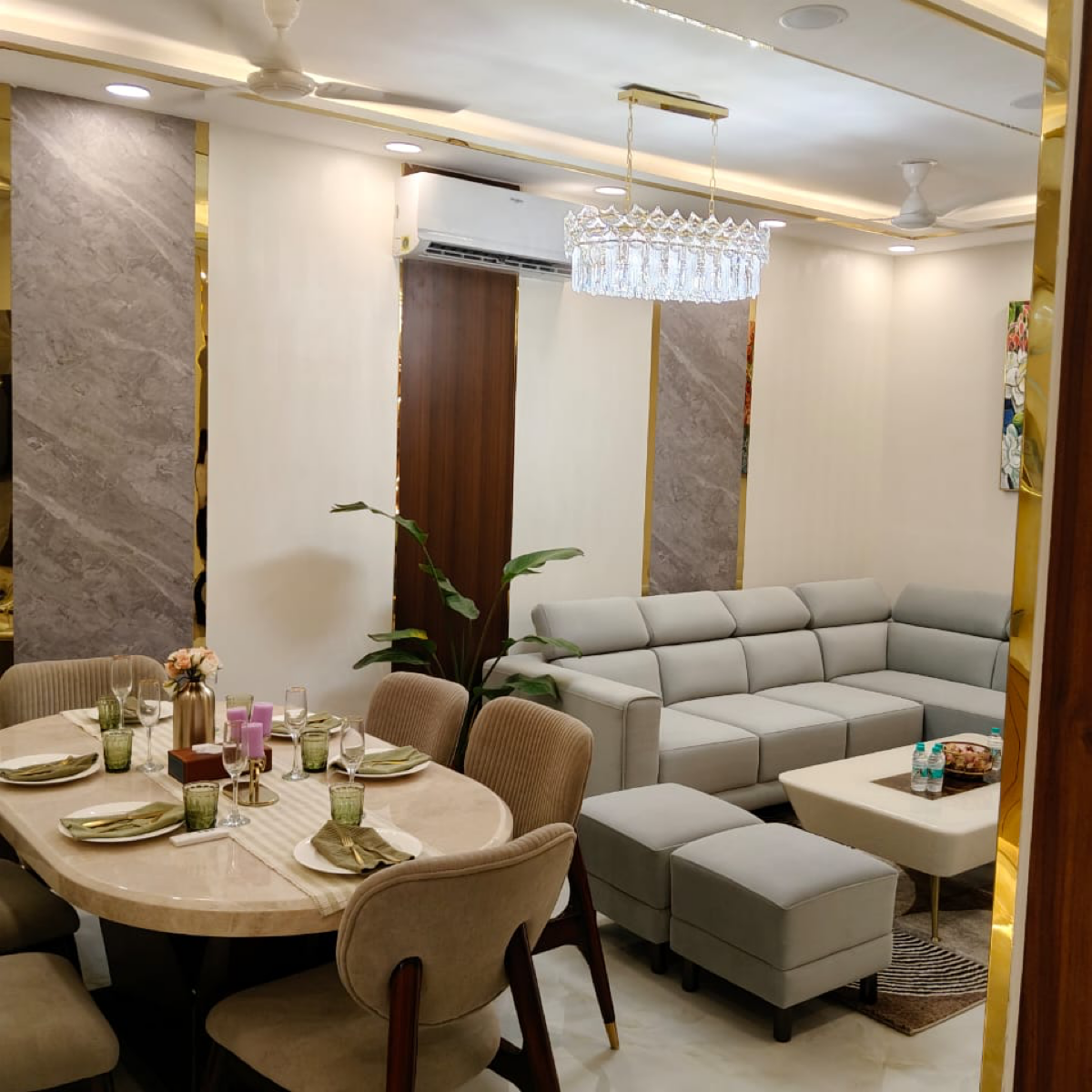 3 BHK + Pooja Room 1450 Sq.Ft. Builder Floor in JMS The Majestic